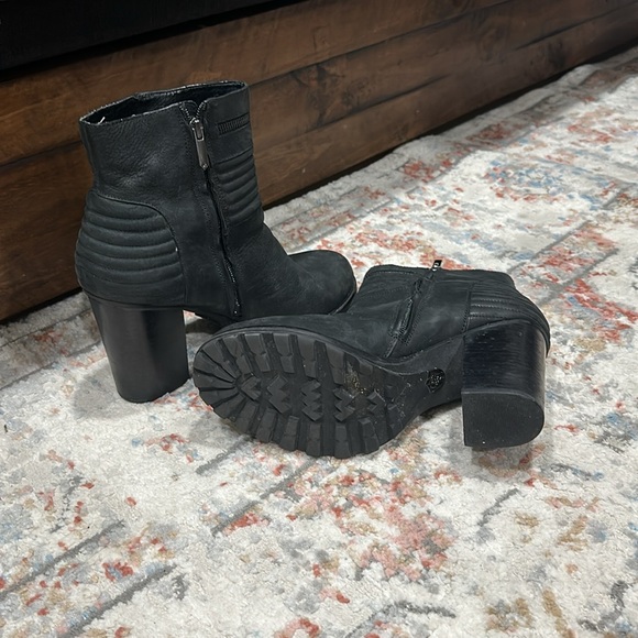 Sam Edelman black heeled booties - Picture 3 of 4